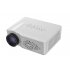 750 Lumen LED Projector with 3 7 inch LCD panel and 16 9 as well as 4 3 contrast ratios displays movies as they should be with a 125 inch projected image