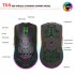 750mAh 2 4G Wireless Computer Mouse Rechargeable Rgb Hole Gaming Mouse white