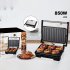 750w Sandwich Maker Fast Heating Non stick Versatile Grill Breakfast Machine for 2 3 People EU Plug