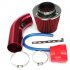 76mm 3inch Universal Car Cold Air Intake Filter Induction Pipe Hose System Kit black