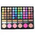78 Colors Palette Glitter Matt Eyeshadow   Concealer   Lip Gloss Makeup Set with Mirror 2 Double end Brushes