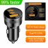 78W PD USB C Car Charger Dual PD QC3 0 Fast Power Charging Block Cigarette Lighter Socket Splitter Power Adapter black