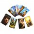 78pcs Modern Spellcaster s Tarot Tarot Cards Deck Board Games English For Family Gift Party Playing Card Game Entertainment As shown 78 sheets