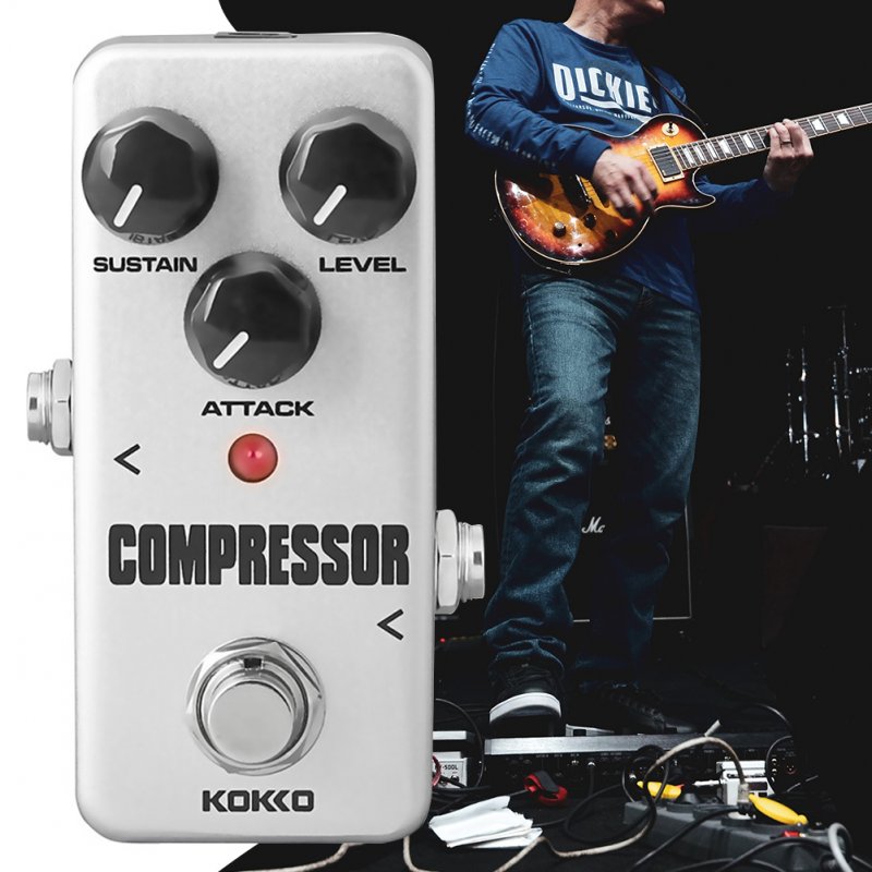KOKKO FCP2 Mini Compressor Pedal Portable Guitar Effect Pedal Guitar Parts  