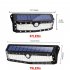 79LEDs Solar Lights Outdoor Motion Sensor Light USB Charge 3 Modes Lighting Garden Wall Lamp 79 lights black with remote control