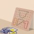 79pcs 88pcs Wooden Geoboard With Rubber Bands Math Pattern Blocks Geo Board With Pattern Cards Educational Toy For Kids Birthday Gifts 64 nails   24 cards