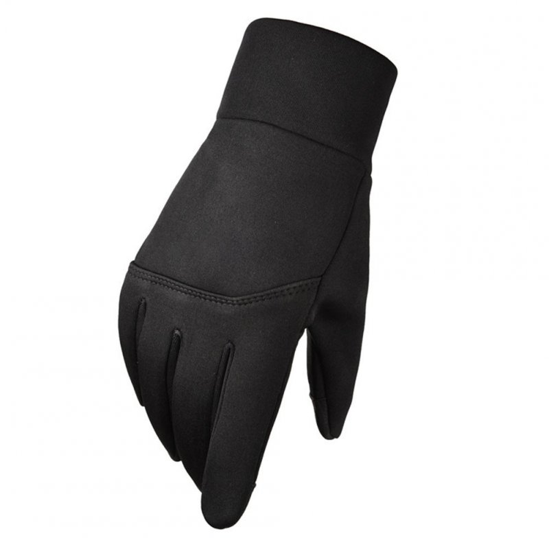 Cycling Winter Warm Gloves Waterproof Gloves Winter Skiing Gloves Touchscreen Outdoor black_XL
