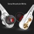 7D HIFI In Ear Earphone Dual Dynamaic Driver Super Bass Stereo Headset Headphone Silver