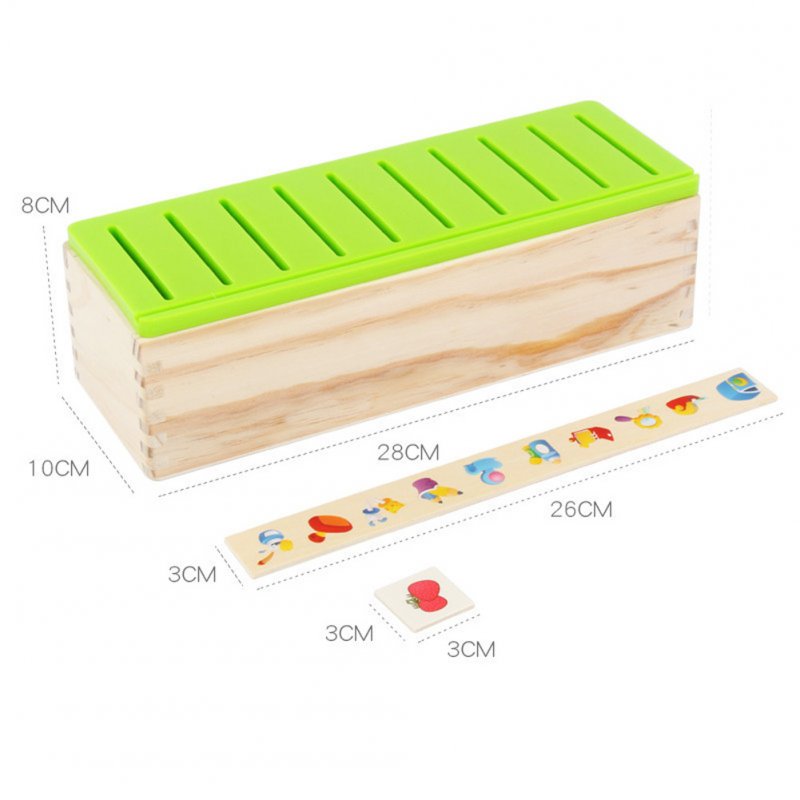 Kids Wooden Knowledge Classification Box Shape Matching Number Cognitive Early Educational Toys For Boys Girls 