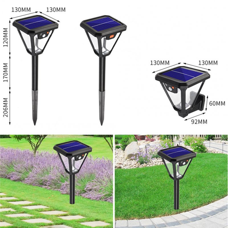 Outdoor Waterproof LED Solar Pathway Lights Bright Waterproof & Heat Resistance Lawn Lights Landscape Path Lights With 3 Modes 