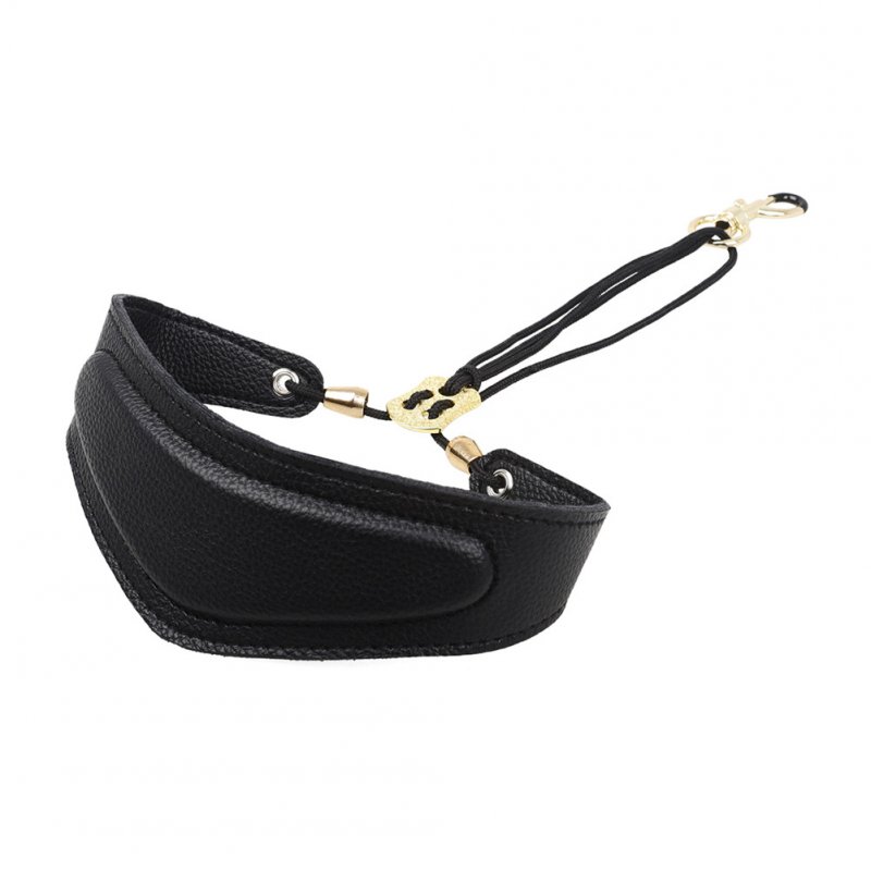Leather Saxophone Shoulder Strap with Buckle for Sax Players Music Lovers 