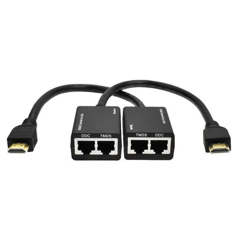 HDMI Over RJ45 CAT5e CAT6 UTP LAN Ethernet Extender Repeater 1080P  