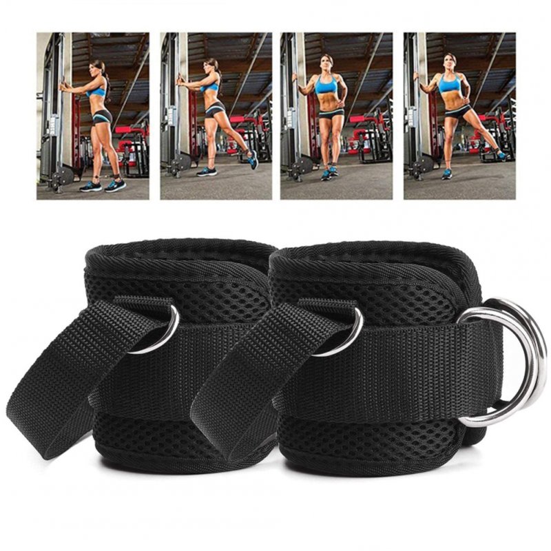 1 Pair Ankle Straps Dumbbells Weights Cable Machines Foot Dumbbell Attachment Tibialis Trainer Leg Extensions For Women Men 