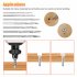 7Pcs Countersink Drill Bit Set  Heat treated Steel  1 8 Inch  9 64 Inch  5 32 Inch  11 64 Inch  3 16 Inch  13 64 Inch  7 32 Inch Chamfered Adjustable Drilling T