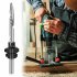 7Pcs Countersink Drill Bit Set  Heat treated Steel  1 8 Inch  9 64 Inch  5 32 Inch  11 64 Inch  3 16 Inch  13 64 Inch  7 32 Inch Chamfered Adjustable Drilling T