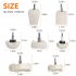 7Pcs Flannelette Polishing Wheel Kit Buffing Pads With 1 4  Hex Shafts Polishing Mop Wheel Grinding Head For Drill 7pcs