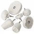 7Pcs Flannelette Polishing Wheel Kit Buffing Pads With 1 4  Hex Shafts Polishing Mop Wheel Grinding Head For Drill 7pcs