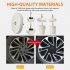 7Pcs Flannelette Polishing Wheel Kit Buffing Pads With 1 4  Hex Shafts Polishing Mop Wheel Grinding Head For Drill 7pcs