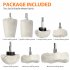 7Pcs Flannelette Polishing Wheel Kit Buffing Pads With 1 4  Hex Shafts Polishing Mop Wheel Grinding Head For Drill 7pcs