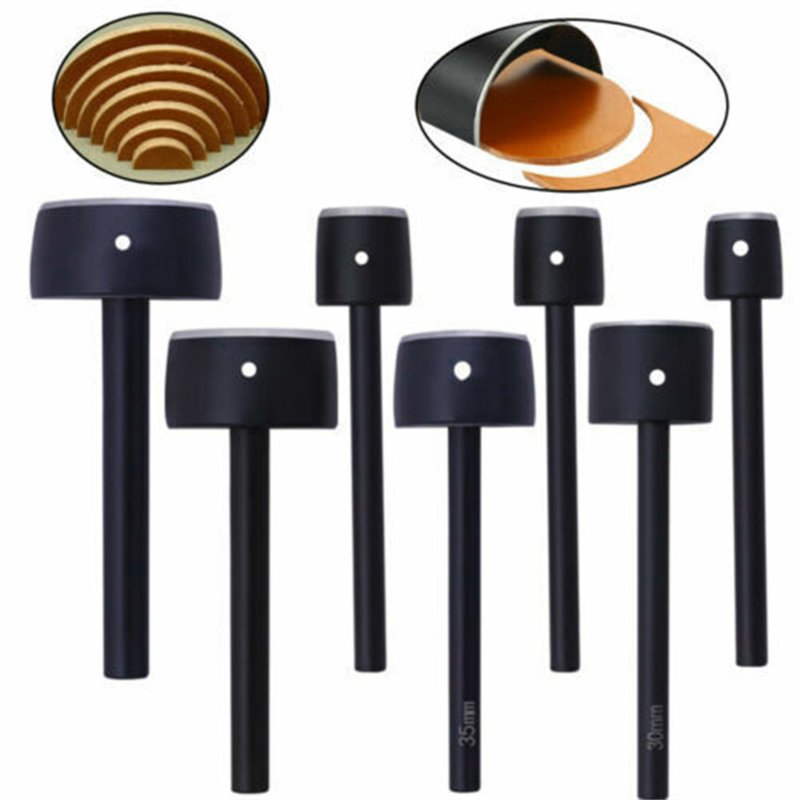 7Pcs Leather Craft Half-Round Cutter Punching Tools Arc-Shaped Punch Strap Tools