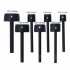 7Pcs Leather Craft Half Round Cutter Punching Tools Arc Shaped Punch Strap Tools for DIY Professional Leather Crafting