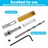 7Pcs Self Centering Drill Bit Set  Center Drill Bit Set With Hex Wrench  2 Side Holes  Automatic Positioning Center Drill Sleeve  Woodworking Drill Bit Kit Set 