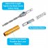 7Pcs Self Centering Drill Bit Set  Center Drill Bit Set With Hex Wrench  2 Side Holes  Automatic Positioning Center Drill Sleeve  Woodworking Drill Bit Kit Set 