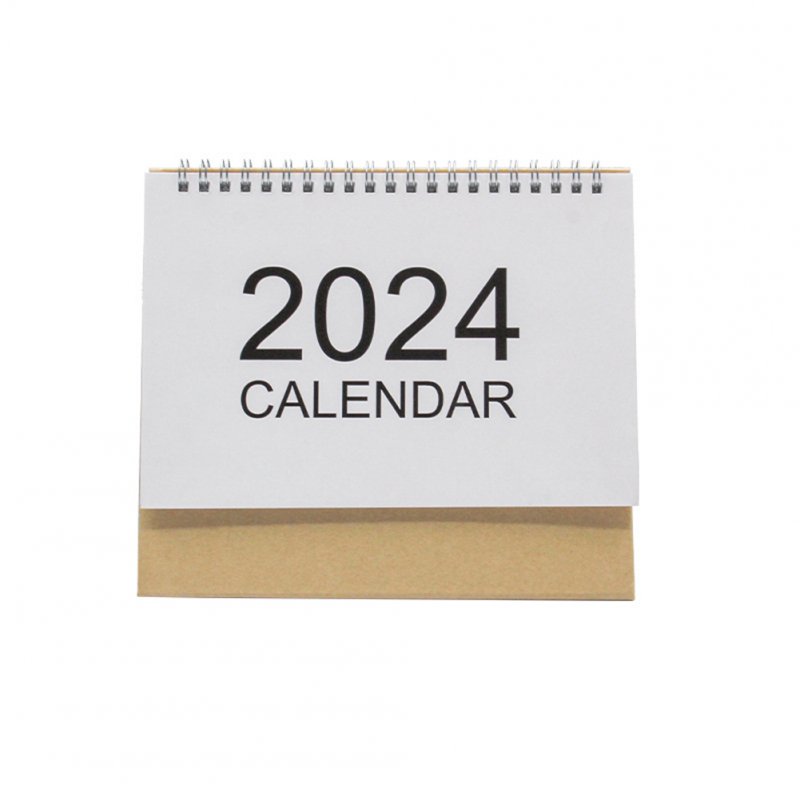 Desk Calendar 2024 Standing Flip Calendar Thick Paper Year Standing Desk Calendar 2024 For Home Office School 