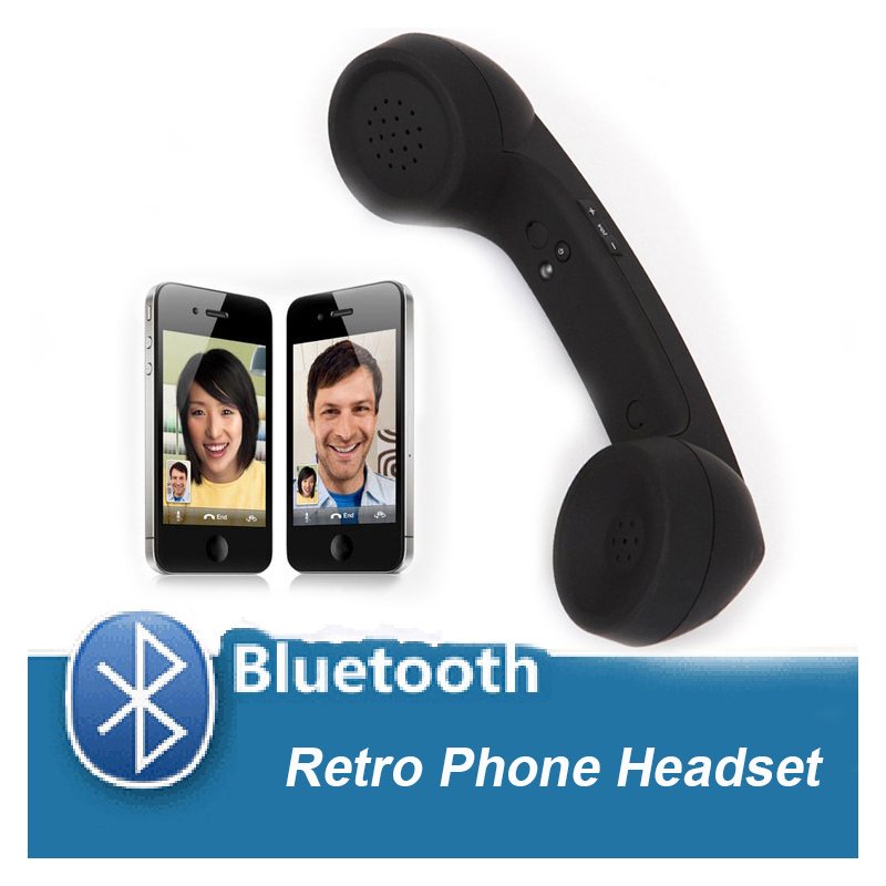 Wireless Retro Telephone Handset Radiation-proof Handset Receivers Headphones for Mobile Phone  