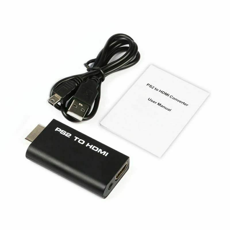 For Sony  2 PS2 to HDMI Converter Adapter Adaptor Cable HD 
