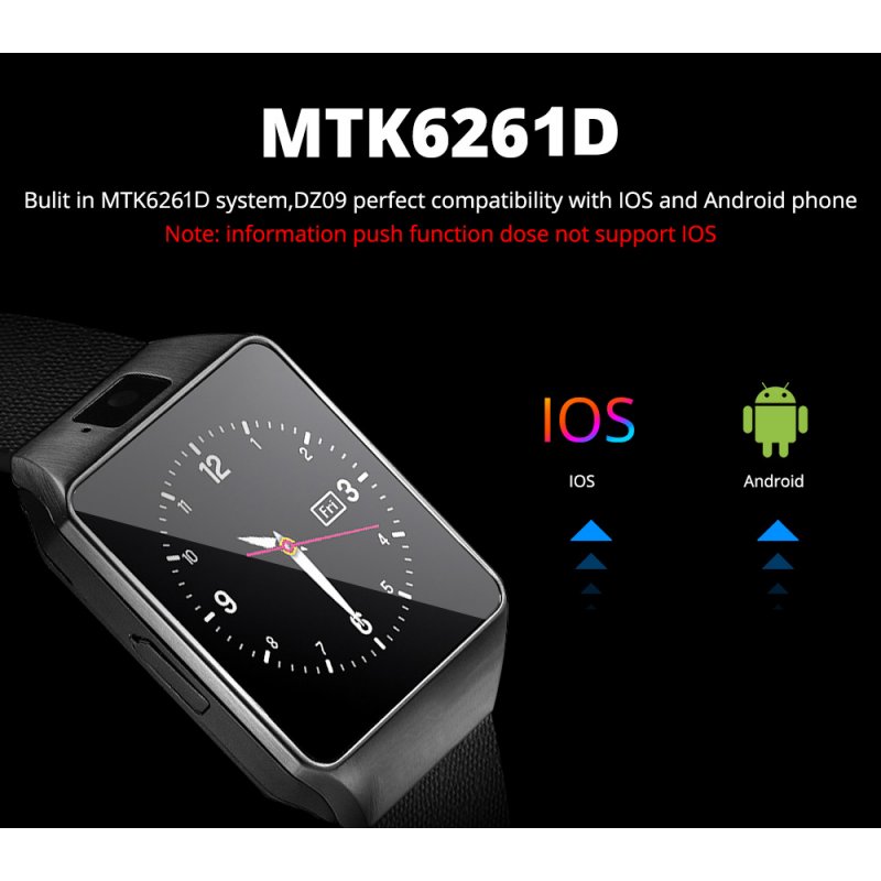 Fashion Bluetooth Smart Watch with SIM and Memory Card Support for Android & iOS Devices  Silver