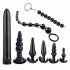 7pcs 8pcs Soft Silicone Butt Plug Dildo Masturbation Anal Plug Vaginal Plug Set For Women Men Anal Trainer Couples Bead Set