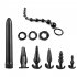 7pcs 8pcs Soft Silicone Butt Plug Dildo Masturbation Anal Plug Vaginal Plug Set For Women Men Anal Trainer Couples Bead Set