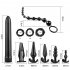 7pcs 8pcs Soft Silicone Butt Plug Dildo Masturbation Anal Plug Vaginal Plug Set For Women Men Anal Trainer Couples Bead Set