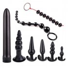 7pcs/8pcs Soft Silicone Butt Plug Dildo Masturbation Anal Plug Vaginal Plug Set For Women Men Anal Trainer Couples Bead Set