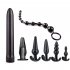 7pcs 8pcs Soft Silicone Butt Plug Dildo Masturbation Anal Plug Vaginal Plug Set For Women Men Anal Trainer Couples Bead Set