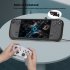 7pcs Case Set TPU Cover with Stand Touchpad Button Stickers Game Accessories for Steam Deck Black