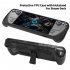 7pcs Case Set TPU Cover with Stand Touchpad Button Stickers Game Accessories for Steam Deck Black