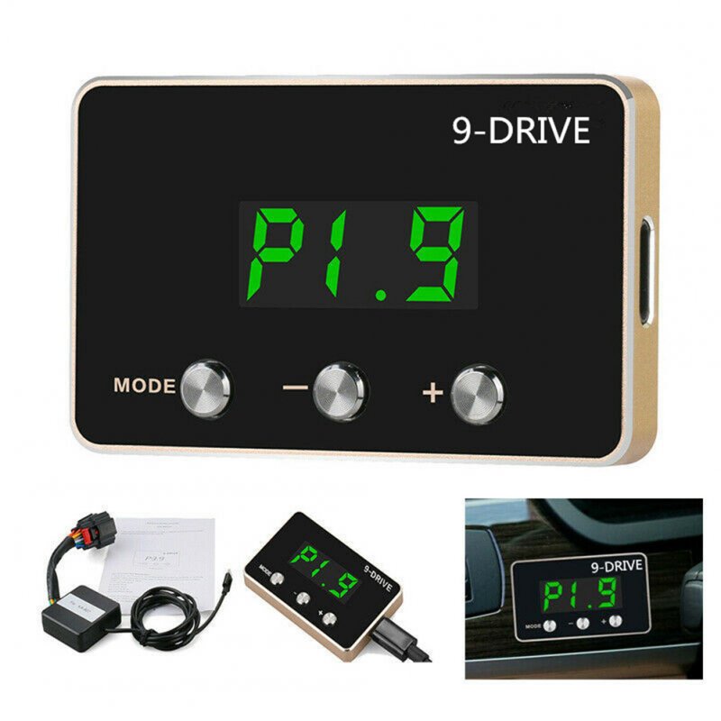 7pcs Electronic Accelerator Throttle Response Controller 9 Drive Modes Smart Throttle Controller Car Modification Accessory Parts 861