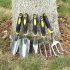 7pcs set Gardening  Tool  Kit Flower Shovel With Two color Handle Rake Scissors 7 piece set