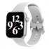 7th Generation Smart Watch For Men Women Access Control 1 9 Inch Hd Screen Wireless Charging Dial Fitness Bracelet silver grey