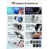 7th Generation Smart Watch For Men Women Access Control 1 9 Inch Hd Screen Wireless Charging Dial Fitness Bracelet black