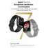 7th Generation Smart Watch For Men Women Access Control 1 9 Inch Hd Screen Wireless Charging Dial Fitness Bracelet gold