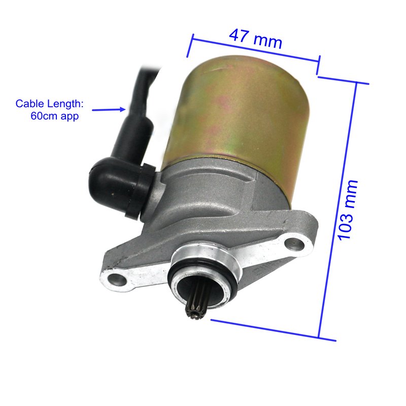 Scooter Moped Starter Starting Motor GY6 47 49 50CC for TaoTao Sunl Roketa Chinese  