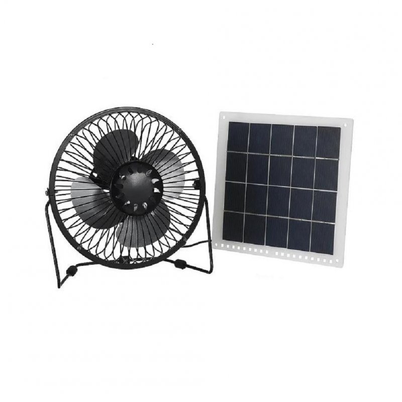 7w Solar Powered Exhaust Fan Air Extractor 6-inch Solar Panel Ventilator Fan