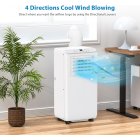 8,000 BTU Portable Air Conditioner & Dehumidifier + 3-in-1 Portable AC W/ Remote Control + Digital Display
