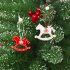 8 12pcs DIY Hanging Pendant Christmas Wooden Tree Hanging Ornament Christmas Xmas Decoration