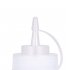 8 24oz Clear Plastic Squeeze Bottle Condiment Dispenser with Scale 24oz