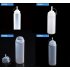 8 24oz Clear Plastic Squeeze Bottle Condiment Dispenser with Scale 12oz