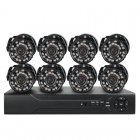 8 Channel DVR Surveillance System comes with 8 Outdoor Cameras and everything you need making it the Perfect one click surveillance system for  your premises